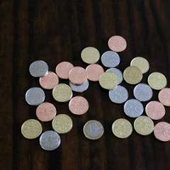 11: Kovove mince 2.3cm