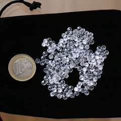 21: 4mm 5A Brilliant White Cubic Zirconia Silver Color