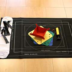 6: Puzzles Mat Jigsaw Roll Felt Mat Play