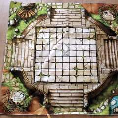 63: Archeological_9x9_Textil_Obrus_75x75cm