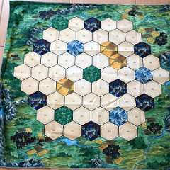 64: Hexagonal_5_Textil_Obrus_75x75cm
