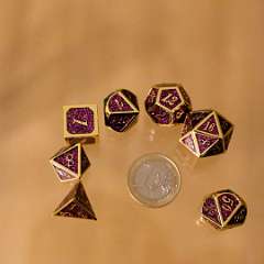42: Metal Dices DND Set01