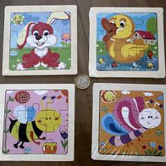 19: Puzzle_Zajac_Kacka_Vcela_Motyl