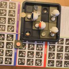 13: Space astronaut checkerboard