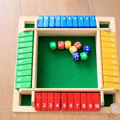 6: Shut The Box 10 für 1-4 color