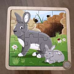 17: Kid Puzzle Rabbit